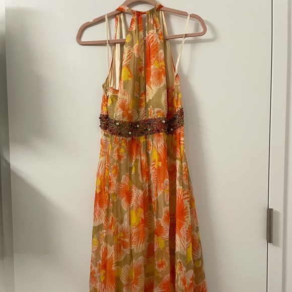 DVF silk beaded dress - Picture 2 of 5